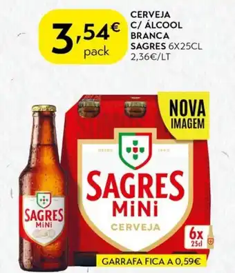 Spar Cerveja  c/ álcool branca sagres promoção