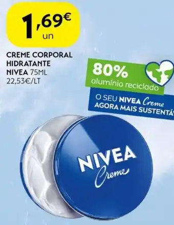 Spar Creme corporal hidratante nivea promoção