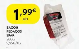 Spar Bacon pedaços spar promoção