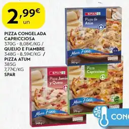 Spar Pizza congelada capricciosa promoção