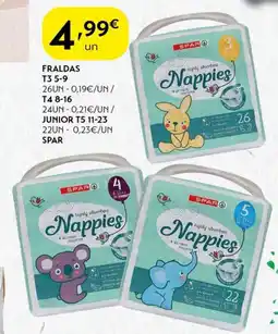 Spar Fraldas t3 5-9 promoção