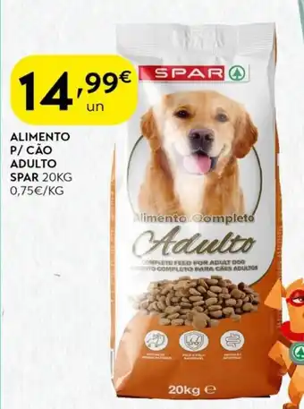 Spar Alimento p/cão adulto spar promoção