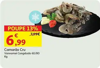 Auchan Camarão Cru promoção