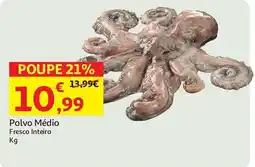 Auchan Polvo Médio Fresco Inteiro promoção