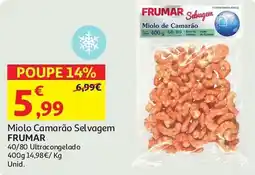 Auchan Miolo Camarão Selvagem FRUMAR promoção