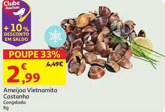 Auchan Ameijoa Vietnamita Castanha Congelada promoção