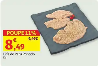 Auchan Bife de Peru Panado promoção