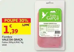 Auchan Fiambre VALE DA GRAÇA Fatias promoção