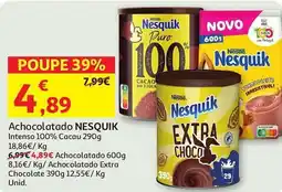 Auchan Achocolatado NESQUIK Intenso 100% Cacau promoção