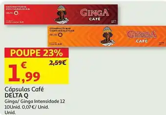 Auchan Cápsulas Café DELTA Q promoção