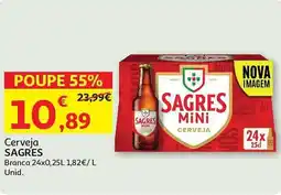 Auchan Cerveja SAGRES promoção