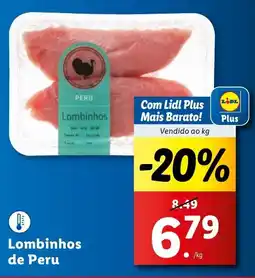 Lidl Lombinhos de Peru promoção