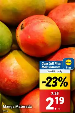 Lidl Manga Maturada promoção