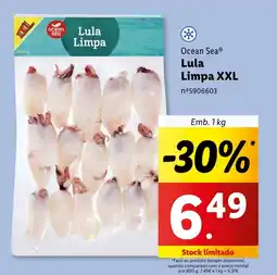 Lidl Ocean Sea Lula Limpa XXL promoção