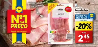 Lidl Fumadinho Bacon Fatiado promoção