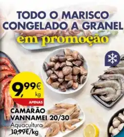 Pingo Doce Camarão vannamei 20/30 aquacultura promoção