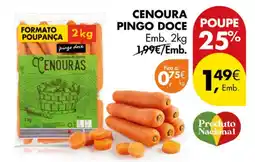 Pingo Doce Cenoura pingo doce promoção