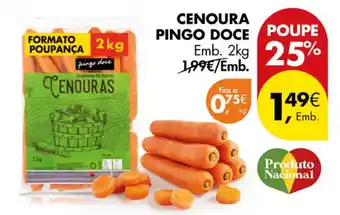 Pingo Doce Cenoura pingo doce promoção