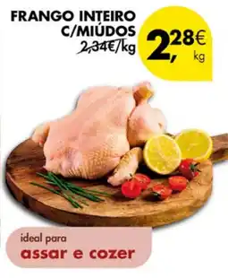 Pingo Doce Frango inteiro c/miúdos promoção