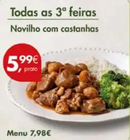 Pingo Doce Novilho com castanhas promoção