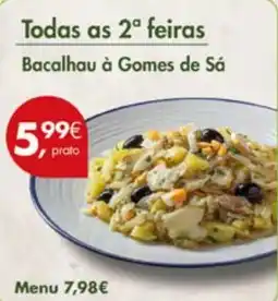 Pingo Doce Bacalhau à Gomes de Sá promoção