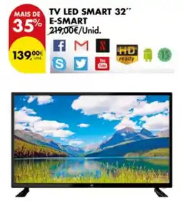 Pingo Doce Tv led smart 32" e-smart promoção