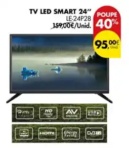 Pingo Doce Tv led smart 24" promoção