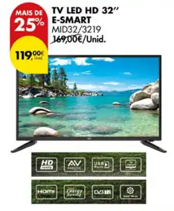 Pingo Doce Tv led hd 32" e-smart promoção