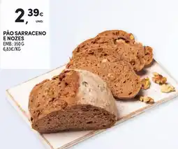 Continente Pão sarraceno e nozes promoção