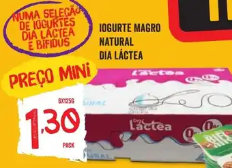 Minipreço Iogurte magro natural dia láctea promoção