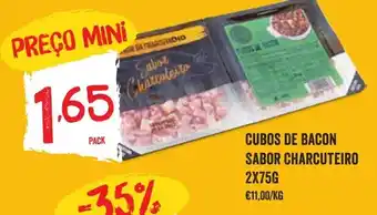 Minipreço Cubos de bacon sabor charcuteiro promoção