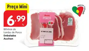 Minipreço Bifinhos do Lombo de Porco Embalados Auchan promoção