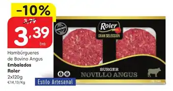 Minipreço Hambúrgueres de Bovino Angus Embalados Roler promoção