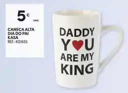 Continente Caneca alta dia do pai kasa promoção