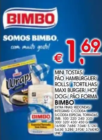 Meu Super Mini tostas/ pão hamburguer/ rolls/ tortilhas/ maxi burger/ hot dog/ pão forma bimbo promoção