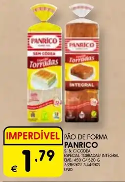 Meu Super Pão de forma panrico promoção