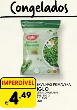 Meu Super Ervilhas primavera iglo ultracongeladas promoção