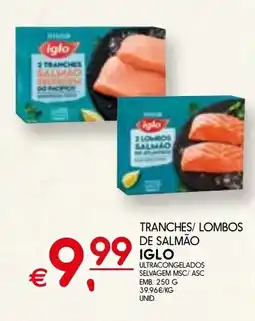 Meu Super Tranches/lombos de salmão iglo promoção