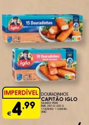 Meu Super Douradinhos capitão iglo salmão/ peixe promoção