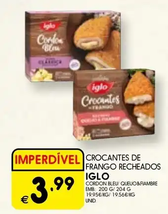 Meu Super Crocantes de frango recheados iglo promoção