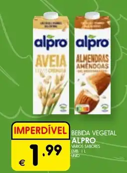 Meu Super Bebida vegetal alpro promoção