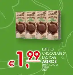 Meu Super Leite c/ chocolate s/ lactose agros promoção