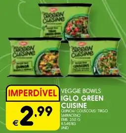 Meu Super Veggie bowls iglo green cuisine promoção