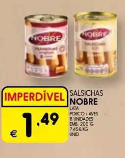 Meu Super Salsichas nobre lata promoção