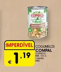 Meu Super Cogumelos compal cortados promoção