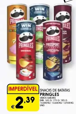 Meu Super Snacks de batatas pringles promoção