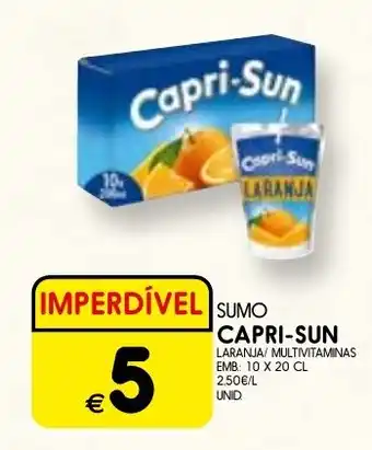 Meu Super Sumo capri-sun promoção