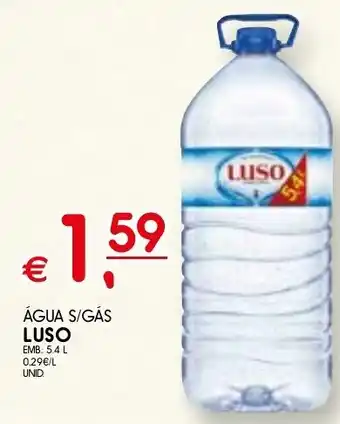 Meu Super Água s/gás luso promoção