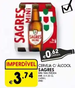 Meu Super Cerveja c/ álcool sagres promoção