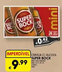 Meu Super Cerveja c/ álcool super bock promoção